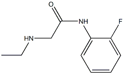 2-(ethylamino)-N-(2-fluorophenyl)acetamide Struktur