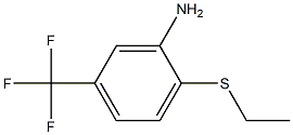 2-(ethylsulfanyl)-5-(trifluoromethyl)aniline Struktur