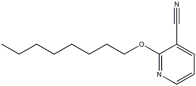 2-(octyloxy)pyridine-3-carbonitrile Struktur