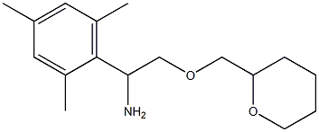 2-(oxan-2-ylmethoxy)-1-(2,4,6-trimethylphenyl)ethan-1-amine Struktur