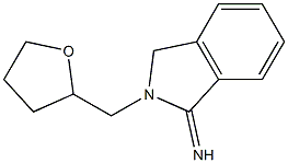 2-(oxolan-2-ylmethyl)-2,3-dihydro-1H-isoindol-1-imine Struktur