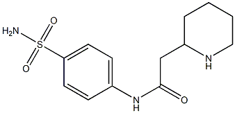 2-(piperidin-2-yl)-N-(4-sulfamoylphenyl)acetamide Struktur