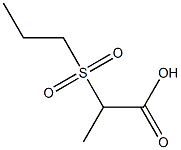 2-(propylsulfonyl)propanoic acid Struktur