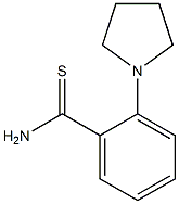 2-(pyrrolidin-1-yl)benzene-1-carbothioamide Struktur