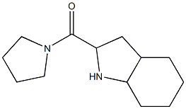 2-(pyrrolidin-1-ylcarbonyl)octahydro-1H-indole Struktur