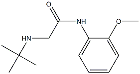 2-(tert-butylamino)-N-(2-methoxyphenyl)acetamide Struktur