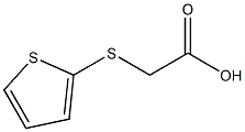 2-(thiophen-2-ylsulfanyl)acetic acid Struktur