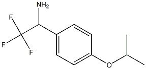 2,2,2-trifluoro-1-[4-(propan-2-yloxy)phenyl]ethan-1-amine Struktur