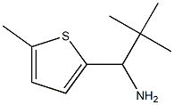 2,2-dimethyl-1-(5-methylthiophen-2-yl)propan-1-amine Struktur