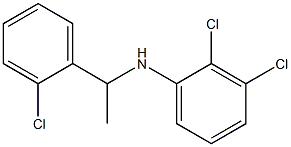 2,3-dichloro-N-[1-(2-chlorophenyl)ethyl]aniline Struktur