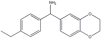 2,3-dihydro-1,4-benzodioxin-6-yl(4-ethylphenyl)methanamine Struktur