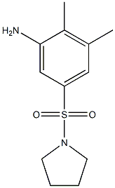 2,3-dimethyl-5-(pyrrolidine-1-sulfonyl)aniline Struktur