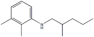 2,3-dimethyl-N-(2-methylpentyl)aniline Struktur