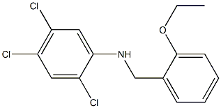 2,4,5-trichloro-N-[(2-ethoxyphenyl)methyl]aniline Struktur