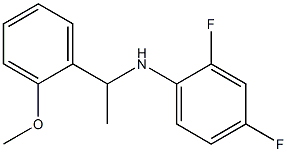 2,4-difluoro-N-[1-(2-methoxyphenyl)ethyl]aniline Struktur