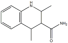 2,4-dimethyl-1,2,3,4-tetrahydroquinoline-3-carboxamide Struktur