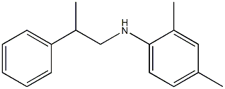 2,4-dimethyl-N-(2-phenylpropyl)aniline Struktur