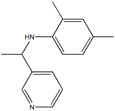 2,4-dimethyl-N-[1-(pyridin-3-yl)ethyl]aniline Struktur