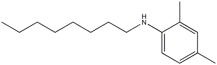 2,4-dimethyl-N-octylaniline Struktur