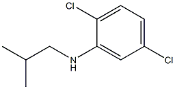 2,5-dichloro-N-(2-methylpropyl)aniline Struktur