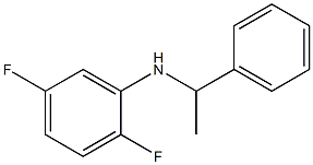 2,5-difluoro-N-(1-phenylethyl)aniline Struktur