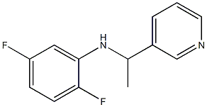 2,5-difluoro-N-[1-(pyridin-3-yl)ethyl]aniline Struktur