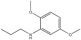 2,5-dimethoxy-N-propylaniline Struktur