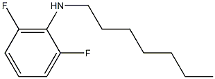 2,6-difluoro-N-heptylaniline Struktur