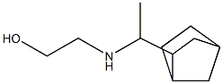 2-[(1-{bicyclo[2.2.1]heptan-2-yl}ethyl)amino]ethan-1-ol Struktur