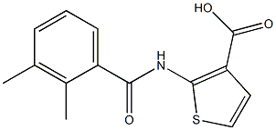 2-[(2,3-dimethylbenzoyl)amino]thiophene-3-carboxylic acid Struktur