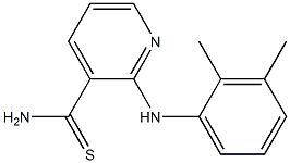 2-[(2,3-dimethylphenyl)amino]pyridine-3-carbothioamide Struktur