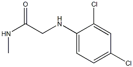 2-[(2,4-dichlorophenyl)amino]-N-methylacetamide Struktur