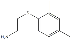 2-[(2,4-dimethylphenyl)thio]ethanamine Struktur