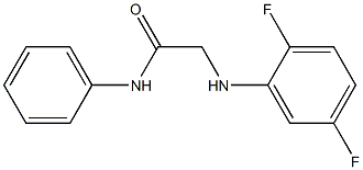 2-[(2,5-difluorophenyl)amino]-N-phenylacetamide Struktur