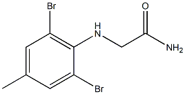 2-[(2,6-dibromo-4-methylphenyl)amino]acetamide Struktur