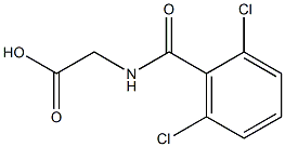 2-[(2,6-dichlorophenyl)formamido]acetic acid Struktur