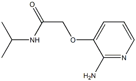 2-[(2-aminopyridin-3-yl)oxy]-N-(propan-2-yl)acetamide Struktur