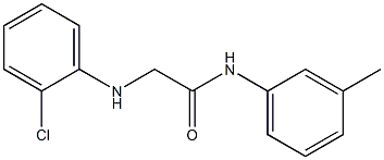 2-[(2-chlorophenyl)amino]-N-(3-methylphenyl)acetamide Struktur