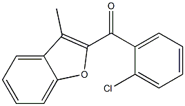 2-[(2-chlorophenyl)carbonyl]-3-methyl-1-benzofuran Struktur