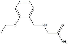 2-[(2-ethoxybenzyl)amino]acetamide Struktur