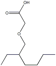 2-[(2-ethylhexyl)oxy]acetic acid Struktur