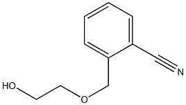 2-[(2-hydroxyethoxy)methyl]benzonitrile Struktur