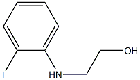 2-[(2-iodophenyl)amino]ethan-1-ol Struktur