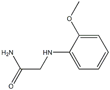 2-[(2-methoxyphenyl)amino]acetamide Struktur