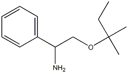 2-[(2-methylbutan-2-yl)oxy]-1-phenylethan-1-amine Struktur