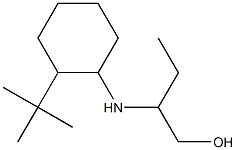 2-[(2-tert-butylcyclohexyl)amino]butan-1-ol Struktur