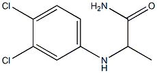 2-[(3,4-dichlorophenyl)amino]propanamide Struktur