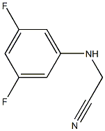 2-[(3,5-difluorophenyl)amino]acetonitrile Struktur