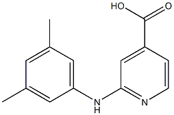 2-[(3,5-dimethylphenyl)amino]pyridine-4-carboxylic acid Struktur