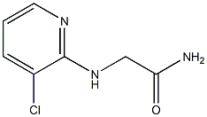 2-[(3-chloropyridin-2-yl)amino]acetamide Struktur